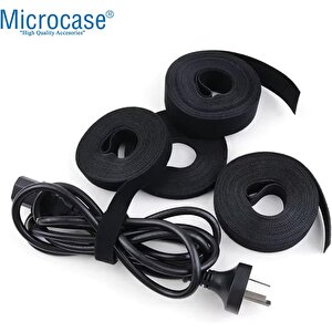 Microcase Cırt Cırt Kablo Ve Malzeme Düzenleyici Kesilebilir Model 20mm X 1 Metre Cırt Bant - Al5268