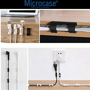 Microcase  Yapışkanlı  Kablo Sabitleyici Düzenleyici Çok Amaçlı Kablo Toparlayıcı Klips Set-al4552 16 Adet