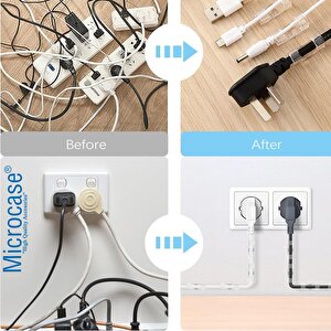 Microcase  Yapışkanlı  Kablo Sabitleyici Düzenleyici Çok Amaçlı Kablo Toparlayıcı Klips Set-al4552 16 Adet