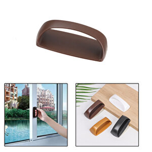 Microcase Plastik Yapışkanlı Sürgülü Pencere Çekmece Kapı Kolu Tutacağı-al4834 1 Adet