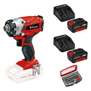 Te-ci 18/1 Li - Solo Torklu Darbeli Matkap + 2 X 4 Ah Starter Kit Akü (bits Uç Dahil)