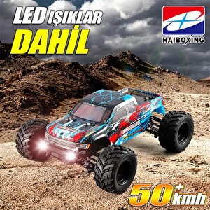 Haiboxing Rc 1/12 903 Vanguard 50+ Km/h Sürat 4x4 Uzaktan Kumandalı Rc Model Araba Rtr Elektrikli 4wd Offroad Truck (mavi)