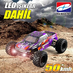 Haiboxing Rc 1/12 903 Vanguard 50+ Km/h Sürat 4x4 Uzaktan Kumandalı Rc Model Araba Rtr Elektrikli 4wd Offroad Truck (mor)