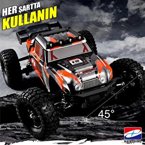 Haiboxing Rc 1/12 901 Firebolt 50+ Km/h Sürat 4x4 Uzaktan Kumandalı Rc Model Araba Rtr Elektrikli 4wd Offroad Truck (turuncu)