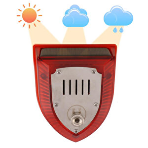 Mi̇si̇na İle Teti̇kli̇ Sesli̇ Hayvan Kovucu Alarm Ci̇hazi Solar Panelli̇