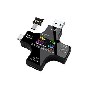 Usb Tester Voltmetre Ampermetre Akım Göstergesi Multimetre Test Cihazı Otg Dest