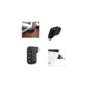 3 Port 180 Dirsek Usb Hub Çoğaltıcı Çoklayıcı Usb 2.0 Çoklama