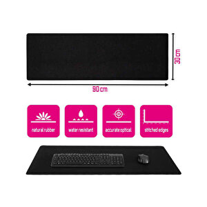 Gaming Oyuncu Mouse Pad 90x30cm - Büyük Boy Xxl Kaymaz Taban Mousepad