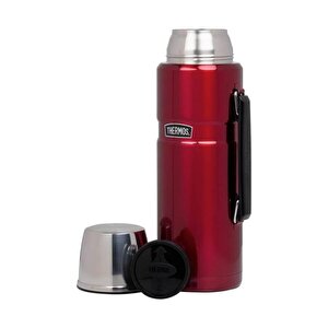 Stainless King Büyük Boy Termos 2 Li̇tre Bordo Renk