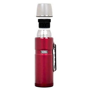 Stainless King Büyük Boy Termos 2 Li̇tre Bordo Renk