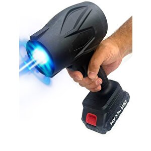Şarjlı Jet Turbo Motorlu Hava Üfleme Fan Yaprak Üfleme Araba Içi Cam Kurulama