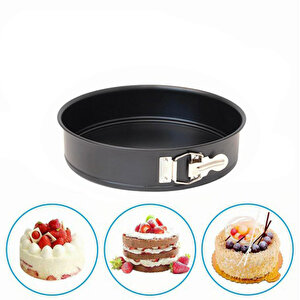 Patisse Yuvarlak Kelepçeli Altı Çıkan Pasta Kek Kalıbı 6.5x20 Cm