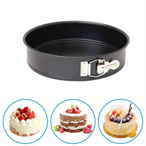 Patisse Yuvarlak Kelepçeli Altı Çıkan Pasta Kek Kalıbı 6.5x22 Cm
