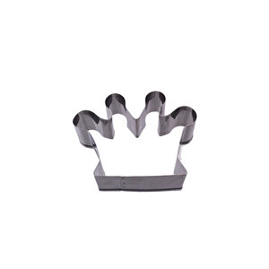 Kek Kurabiye Ve Pasta Kalıbı Metal Şekilli Kral Tacı 8.5x6.5 Cm