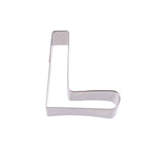 Kek Kurabiye Ve Pasta Kalıbı Metal L Harfi̇ Büyük Boy Alfabe 8.5 Cm