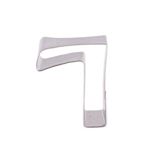Kek Kurabiye Ve Pasta Kalıbı Metal 7 Sayı Büyük Boy Rakam 8.5 Cm