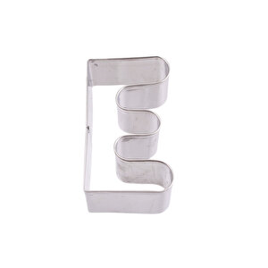Kek Kurabiye Ve Pasta Kalıbı Metal E Harfi̇ Büyük Boy Alfabe 8.5 Cm