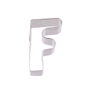 Kek Kurabiye Ve Pasta Kalıbı Metal F Harfi̇ Büyük Boy Alfabe 8.5 Cm