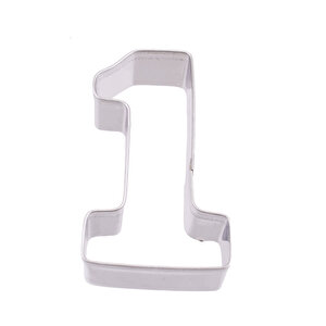 Kek Kurabiye Ve Pasta Kalıbı Metal 1 Sayı Büyük Boy Rakam 8.5 Cm