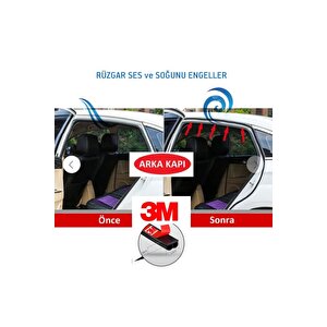 3m Oto Kapı Kaput Bagaj Ses Toz Yalıtım Fitili 5 Metre Uzunluk