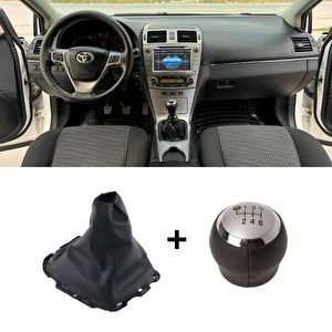 Toyota Avensis Vites Topuzu Gri + Körük 2010-2015 Model Uyumlu