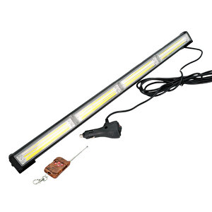 4 Ledli Offroad Led Bar 60 Cm Tepe Lamba Kumandalı 12 Animasyonlu Mavi
