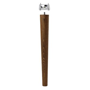 Ahşap Ayak 40 Cm Ceviz M8 Civatalı Bağlantı Aparatlı Mobilya Tabure Sehpa Masa Destek Ayağı
