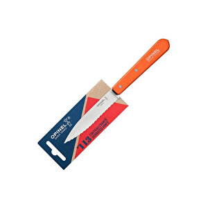 Opinel Essential Tırtıklı Turuncu Soyma Bıçağı 10 Cm No:113