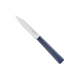 Opinel Essential Tırtıklı Mavi Soyma Bıçağı 10 Cm