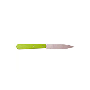 Opinel Essential Tırtıklı Yeşil Soyma Bıçağı 10 Cm No:113