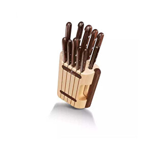 Victorinox 11 Parça Ahşap Blok Bıçak Seti