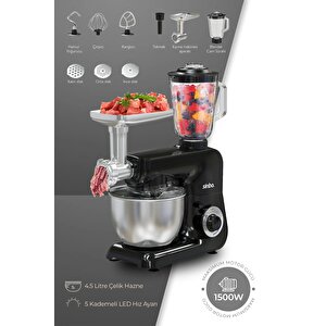  smx-2775 Çok Amaçlı Mutfak Şefi ( Hamur - Kıyma - Blender Makinesi )