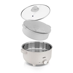 Sinbo Sco-5061 700w 3 Litre Çok Fonksiyonlu Buharlı Pişirici Güveç, Pilav, Çorba, Haşlama