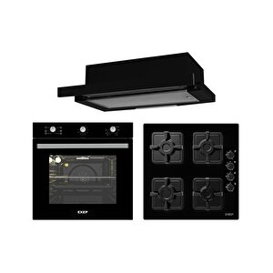 Begi̇n Si̇yah 3 Lü Ankastre Set (e5e-eo320-ef240)