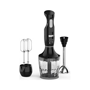 Sk 225 Powermix 600 W Mikser & Blender Seti Ve Narenciye Sıkacağı Aparatı Siyah