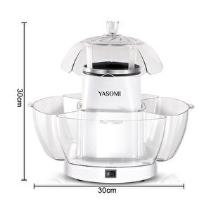 Yasomi Crispo Taşınabilir 70g Kapasiteli 1200w Mısır Patlatma Makinesi