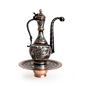 Erzincan El İşleme Bakır İbrik 35cm