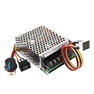 Dijital Göstergeli Takometreli Çift Yönlü İleri Geri Dc Motor Hız Regülatörü 40a 12v24v36