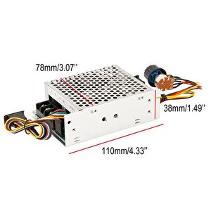 Dijital Göstergeli Takometreli Çift Yönlü İleri Geri Dc Motor Hız Regülatörü 40a 12v24v36