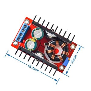 150w Boost Modül Dc-dc Araç Laptop Mobil Powerbank 10-32v Ila 12-35v Ayarlanabilir