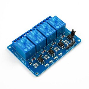 4 Yönlü Röle Optocoupler Gösterge Işıklı Output 5v