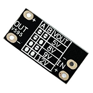 3.7v Ila 12v Mini Dc-dc Boost Modül 5v/8v/9v/12v Output Lityum Pil Boost