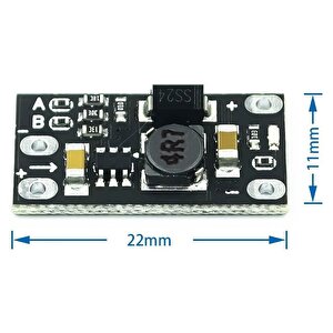 3.7v Ila 12v Mini Dc-dc Boost Modül 5v/8v/9v/12v Output Lityum Pil Boost