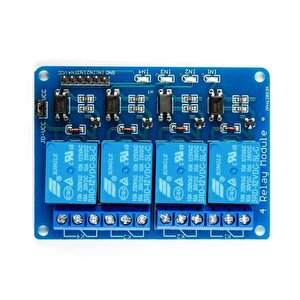 4 Yönlü Röle Optocoupler Gösterge Işıklı Output 12v