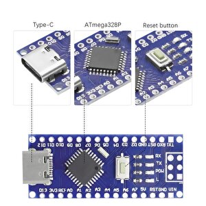 Nano V3.0 Atmega328p Micro-usb