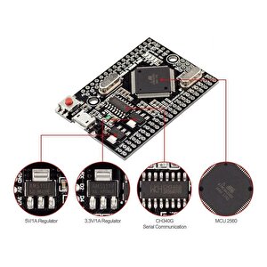 Mega2560 Pro Atmega2560-16au Usb Ch340g Arduino