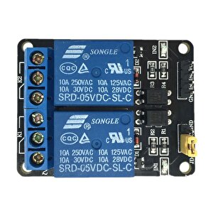 2 Yönlü 5v Optocoupler Koruma Röleli Geliştirme Kartı