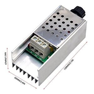 10000w Scr Elektronik Voltaj Regülatör Modülü Yüksek Güç
