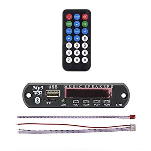 12v Kayıpsız Bluetooth 5.0 Mp3 Decoder Board Wav+wma+mp3 Super Ape