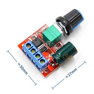 Pwm Dc Motor Hız Ayarlayıcı 5v-35v Speed Regulator Switch 5a Switch Function Led Dimmer